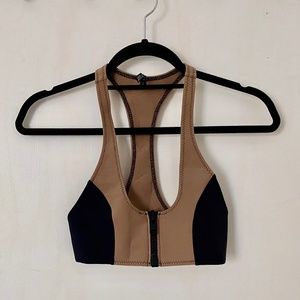 EUC Lisa Marie Fernandez Neoprene Bikini Top